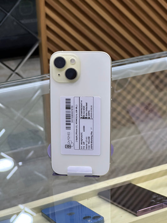 iPhone 15 128GB 100%