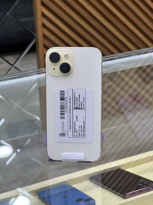 iPhone 15 128GB 100%