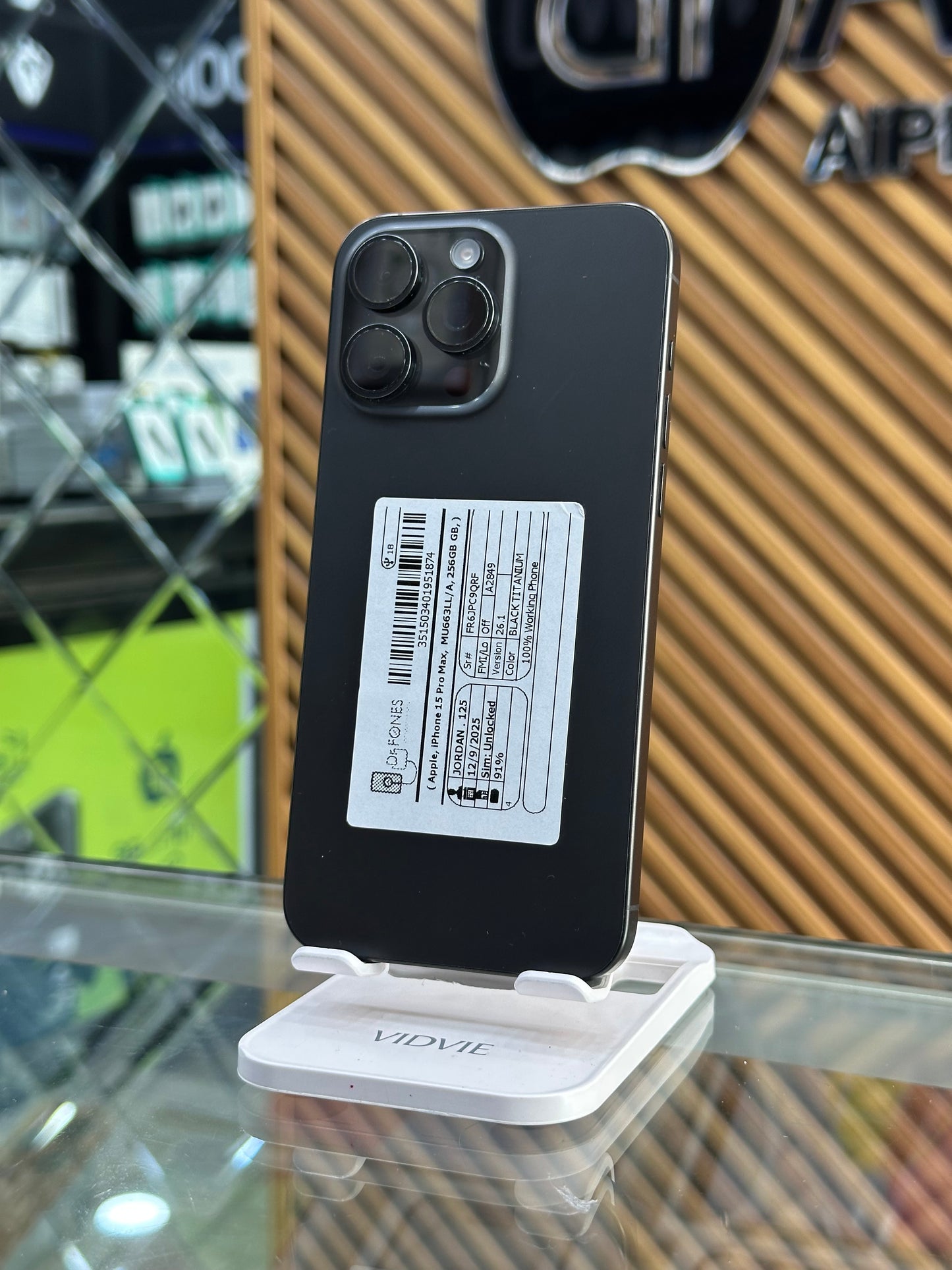 iPhone 15 Pro Max 256GB 91%