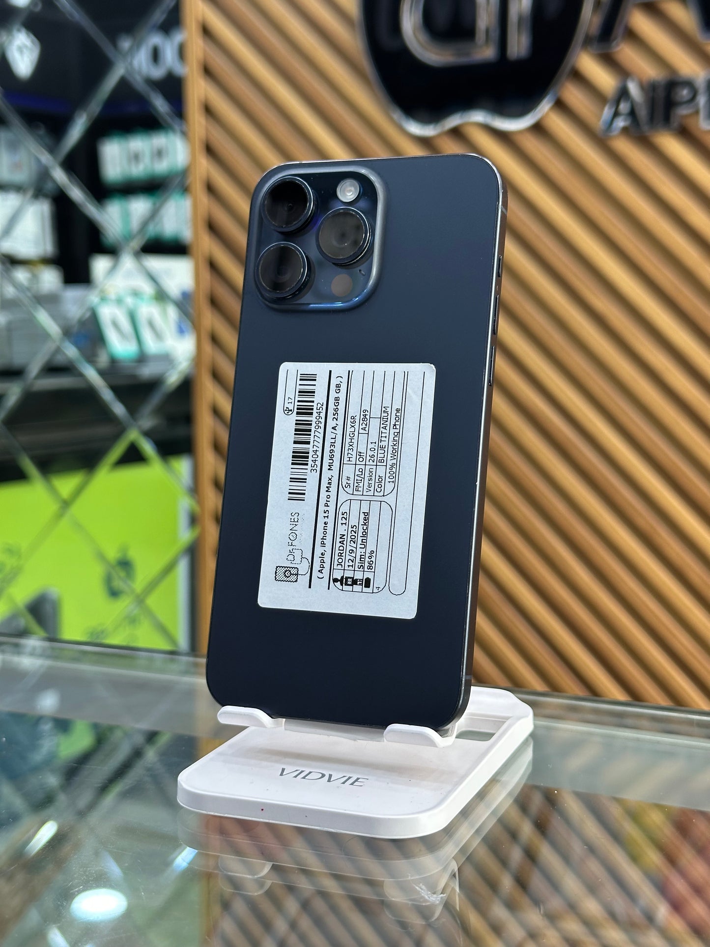 iPhone 15 Pro Max 256GB 86%