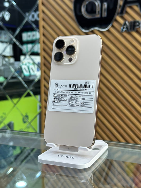 iPhone 16 Pro Max 256GB 100%