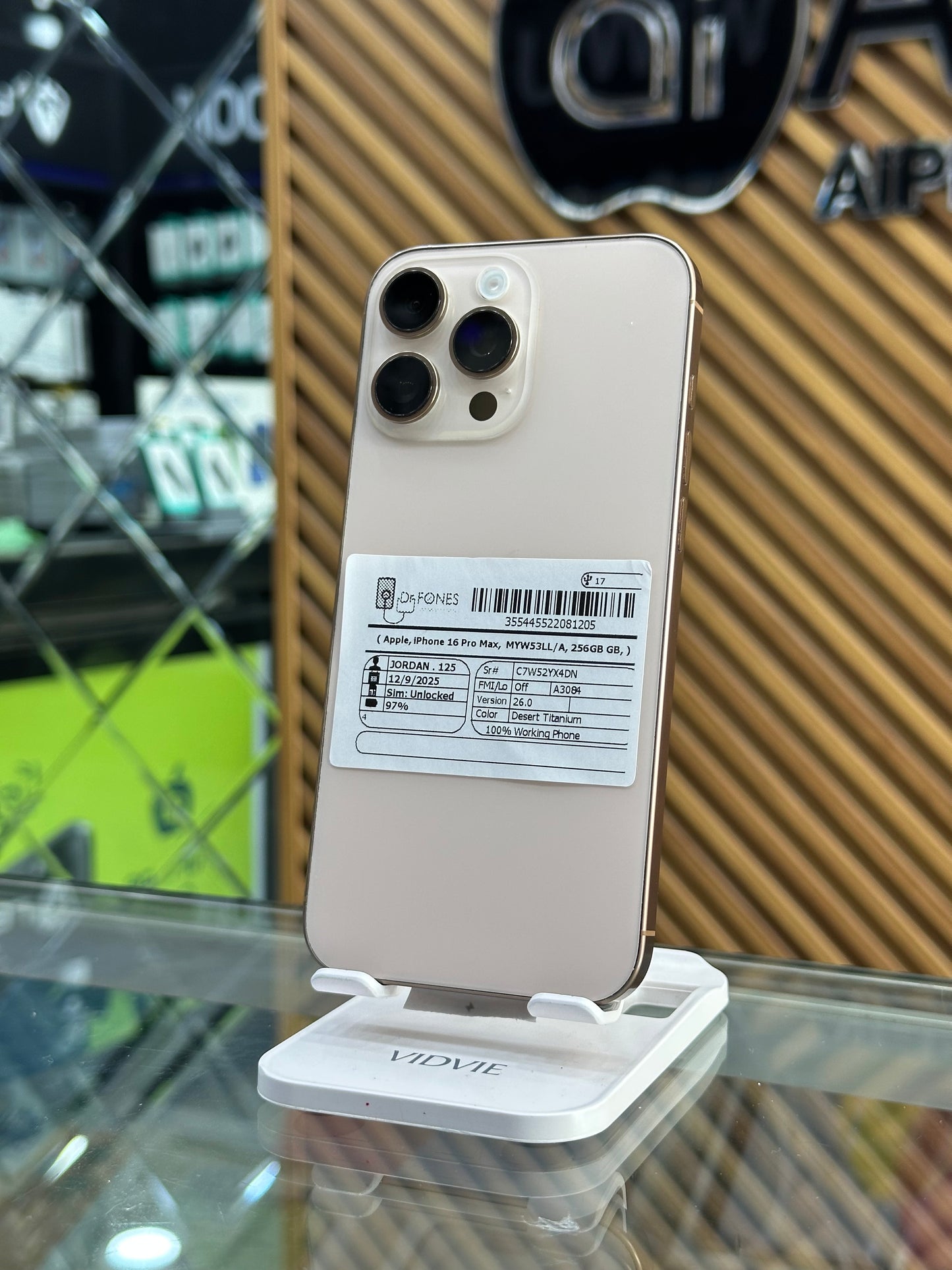 iPhone 16 Pro Max 256GB 97%